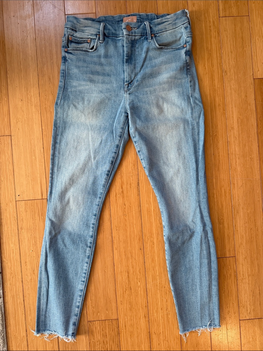 MOTHER Light Blue Skinny Jeans